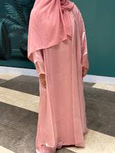 Load image into Gallery viewer, Luxe Organza Abaya - Luxe Pink
