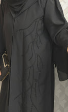 Load image into Gallery viewer, Black Jacket Style Elegant Abaya
