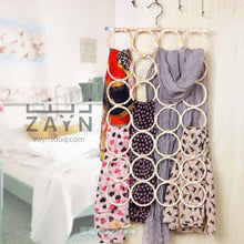 Load image into Gallery viewer, hijab organizer hijab hanger can hold up to 28 hijabs
