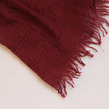 Load image into Gallery viewer, Cotton Crinkle Hijab - Maroon

