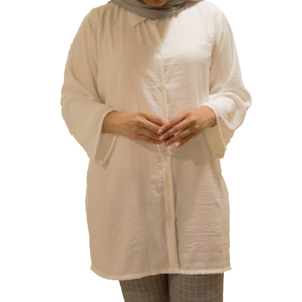 Women's Classic Oversized Shirt - White