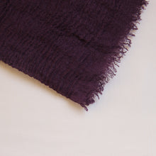 Load image into Gallery viewer, Cotton Crinkle Hijab - Dark Purple
